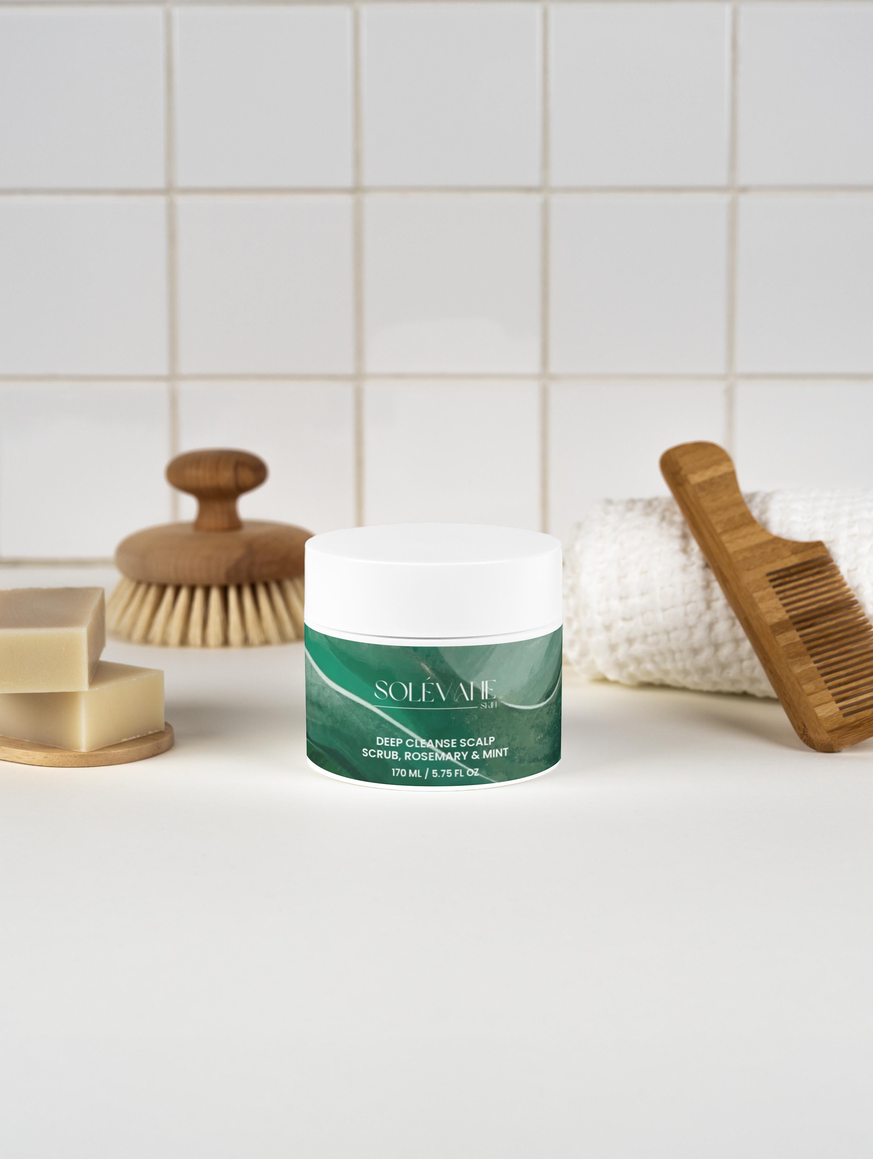 Deep Cleanse Scalp Scrub, Rosemary & Mint