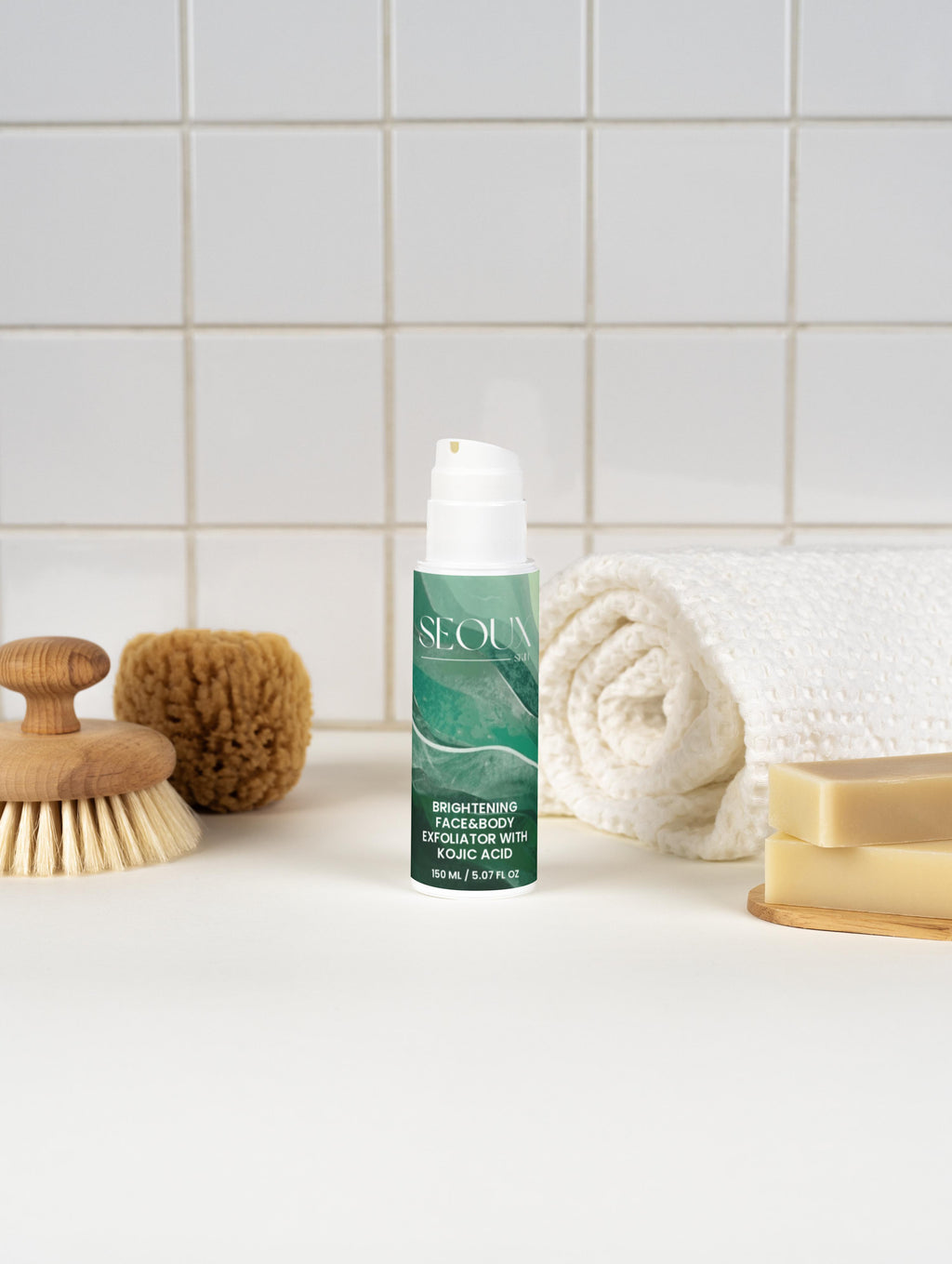 Brightening Face&Body Exfoliator with Kojic Acid